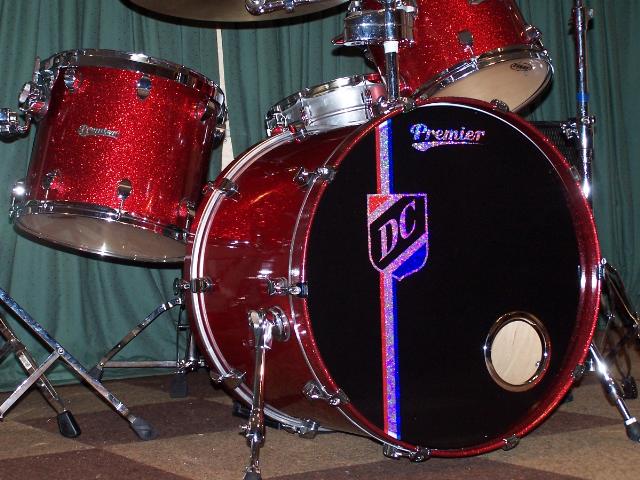 Sparkly buddy rich on a sparkly kit. Why not?